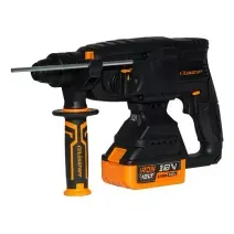Rotomartillo Inalámbrico Brushless Lüsqtoff - RML4450-9BK - 28 mm - 18 V - 2 Baterías 4 Ah + Cargador - Black Series