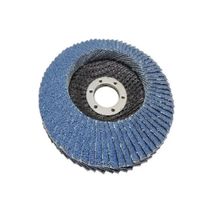Disco flap zirconio 115 mm grano 40 para acero e inox Lusqtoff LQFLAP40