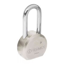 Candado redondo 65 mm con llave tetra Hermex 43339