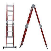 Escalera articulada dieléctrica Lusqtoff LE400DIE
