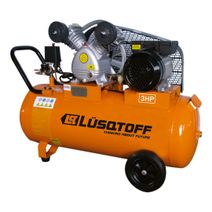 Compresor de aire bicilíndrico 3 Hp 100 L profesional Lusqtoff LC-30100