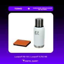 Combo Cargador Arrancador Batería PB-100 + Termo 750ml TL750-9B