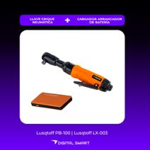 Combo Arrancador de Batería PB-100 + Llave Crique Neumática LX-003