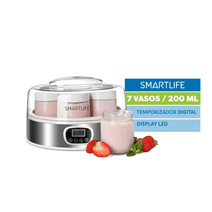 Yogurtera 1.4 Litros 7 Frascos Vidrio Smartlife SL-YM2305