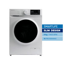 Lavarropas Automático Inverter 8Kg Blanco Smartlife SL-WMI081400W